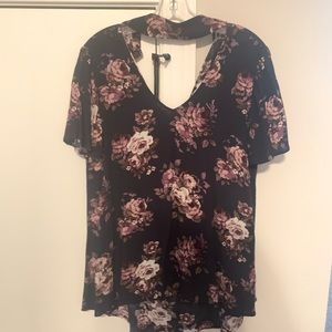 American Threads Floral Blouse